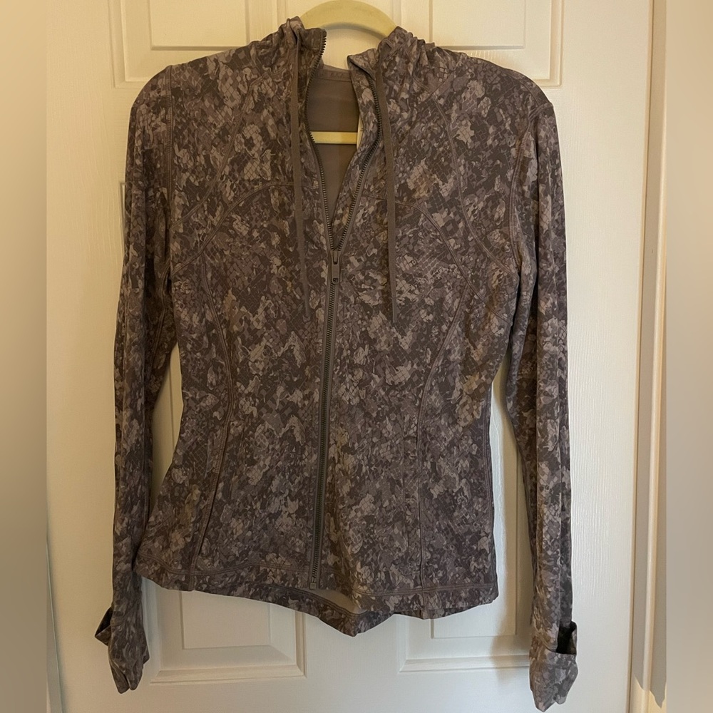 Lululemon Athletica Snake Skin Define Jacket Hooded